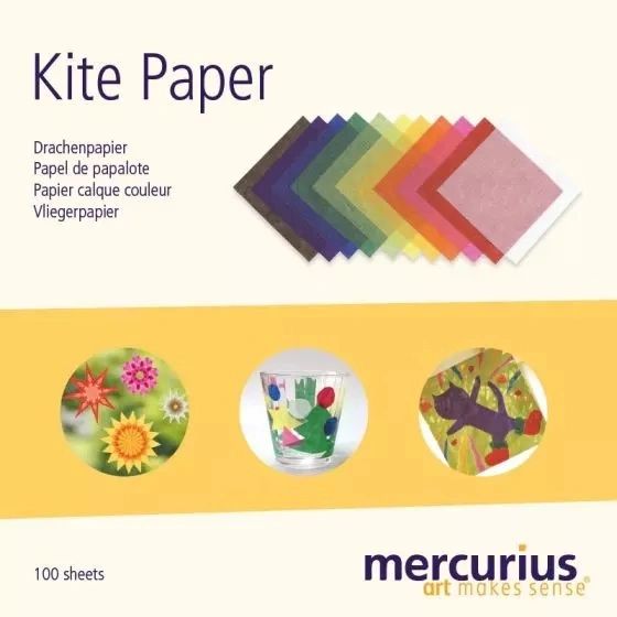 Kite Paper 6.3"x6.3" 1 Block of 100 Sheets - US Assortment