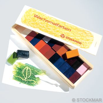 Stockmar Beeswax Crayons  8 Blocks - Woodlark Shop