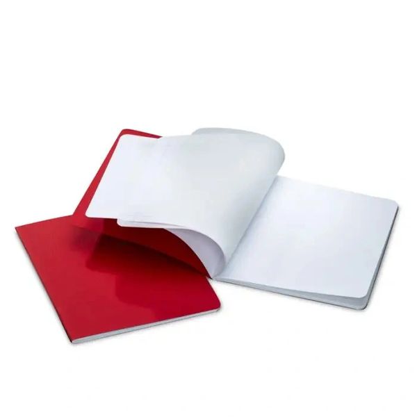 15110102 Red Main lesson book 15110102- 21x25 cm - 1 page lined / 1 page blank - with onion skin 1 book