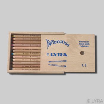 Lyra Super Ferby Astoria Selection Unlacquered Pencils - Tin Case