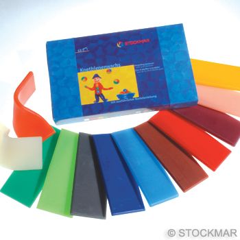 Stockmar Modelling Beeswax - 12 colours - 100x40 mm