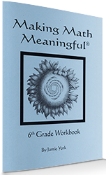 Making Math Meaningful: A 6th Grade Student’s Workbook by Jamie York
