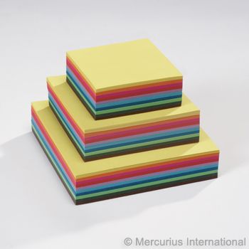 Mercurius Kite Paper, Assorted Colors, 100 Sheets, 6.25 Square