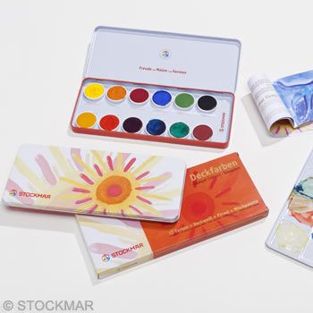 Stockmar Opaque Colour Paint Box 12 colours