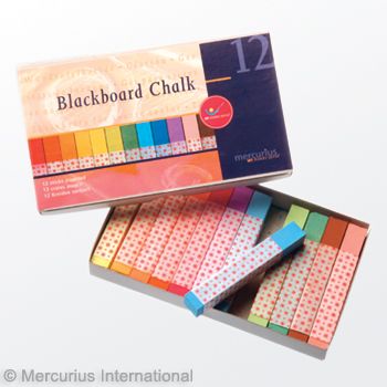 Mercurius Blackboard Pastel Chalk - 12 colours