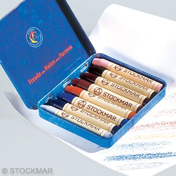 Stockmar Wax Crayons - 8 colours supplementary assortment-set 1