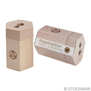 Stockmar Dual Pencil Sharpener FSC Lime Wood