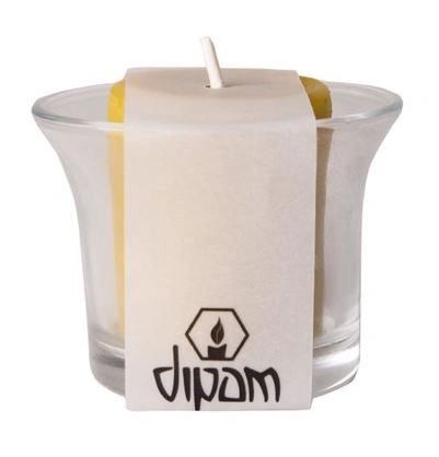 Dipam Party Lights in a Glass SF 1 Piece - Beeswax