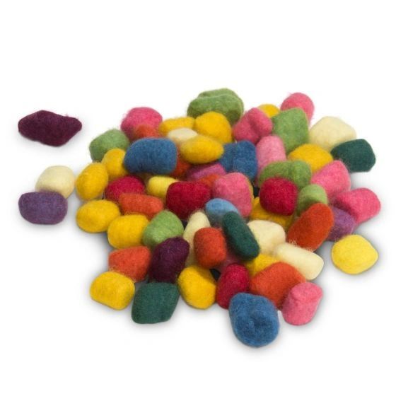 Filges Felt Beads - Assorted Colours