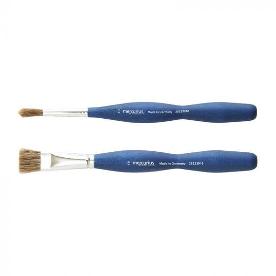 Paint Brush Cow Hair - Special Curved Grip