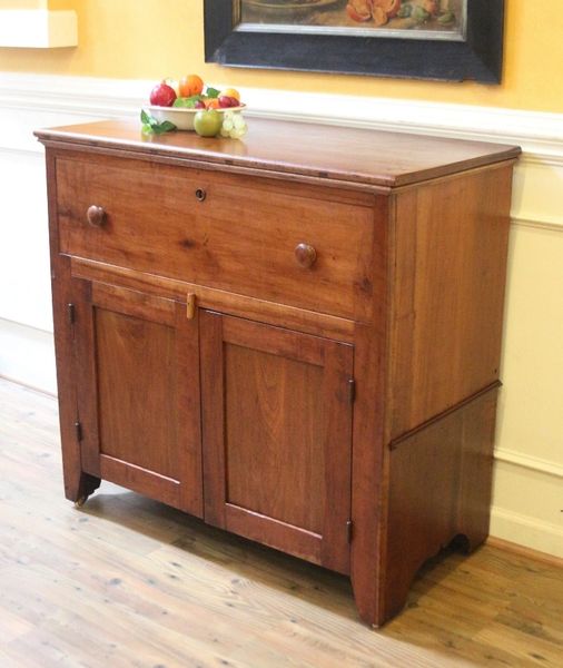 Antique Cherry Server Jelly Cupboard Pantry Hand Made