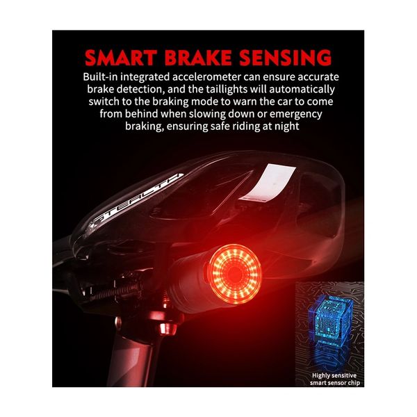 smart rear cycle light