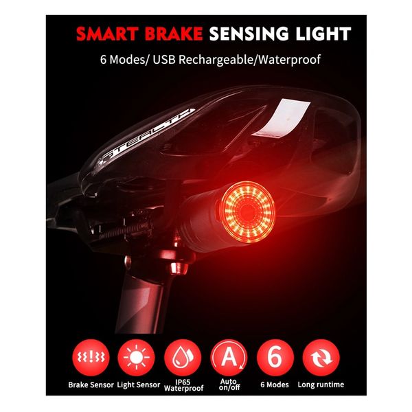 smart rear cycle light