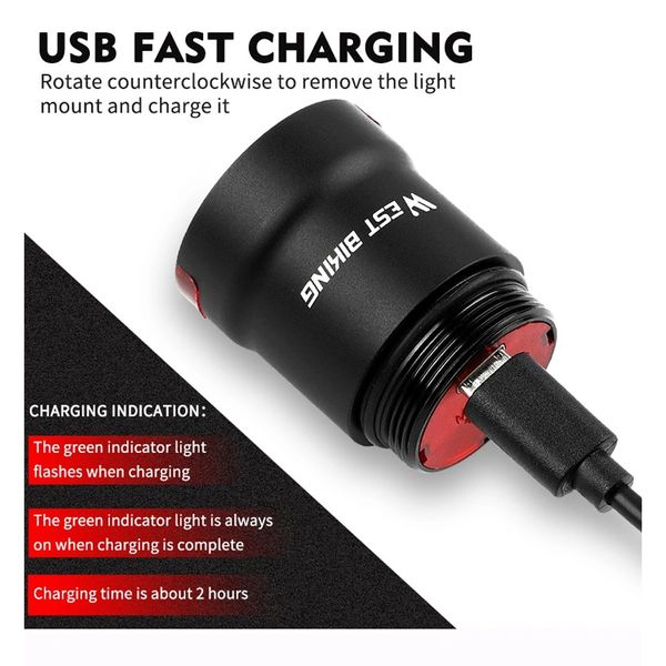 smart rear cycle light