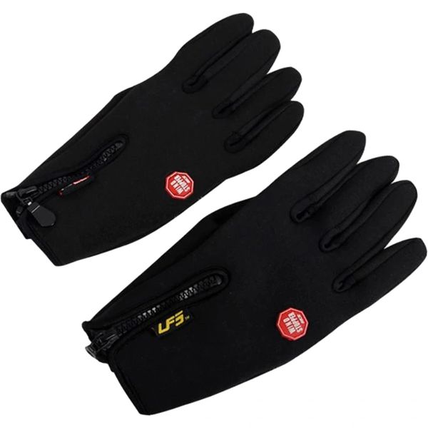 Therma Glove - Guanti termici 100% pura seta per ciclismo, sci, dog  sitting, giardinaggio e attività all'aperto, compatibili con smartphone