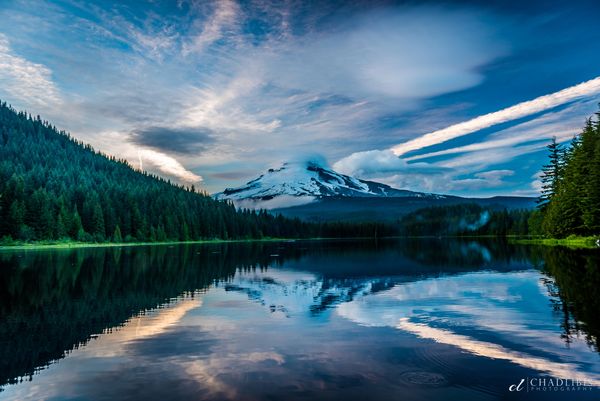 Trillium Lake at Sunset | Chad Libis Photography