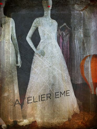 "Broken Promise" A filter adds lines of futility to this bridal window scene in Florence.
