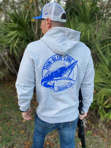 Unisex Thin Blue Line Fishing Co. Hoodie | Thin Blue Line Fishing Company  Inc.