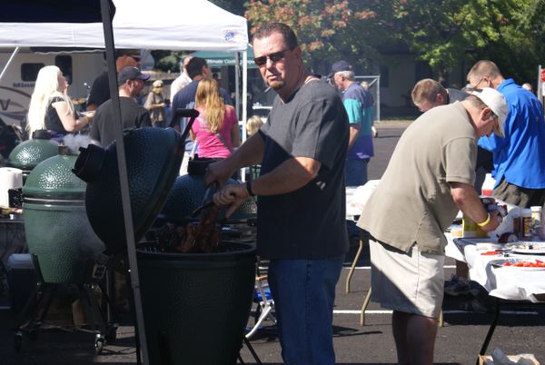 Chef at the 13th annual Midwest Eggfest