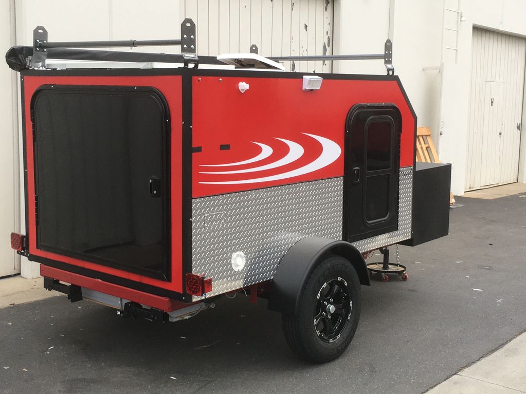 custom mini camping trailer