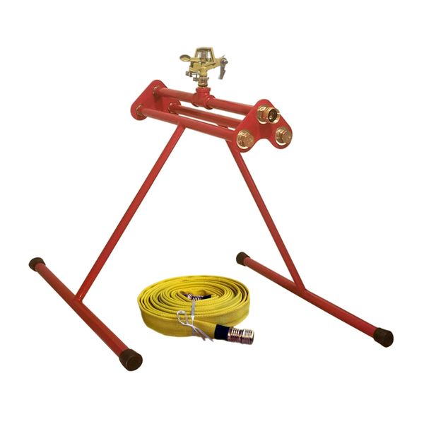 Rooftop Sprinkler System with 3/4 Hose Swivel Brass Adapter Fittings & with 25