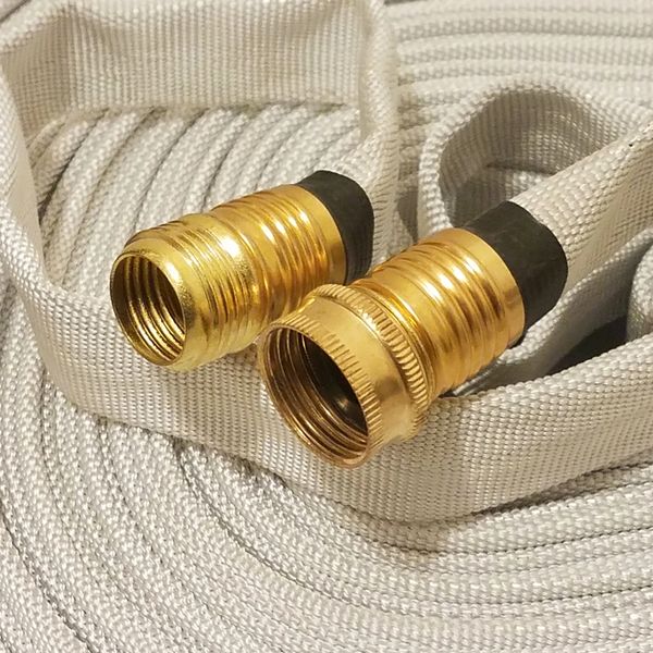 MULTIPURPOSE FIRE HOSE 3/4IN.X 50 FT YELLOW 250 PSI Garden Thread 