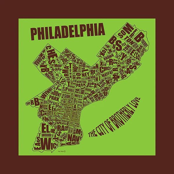 Philadelphia Sports Love teams 5 (12x12)