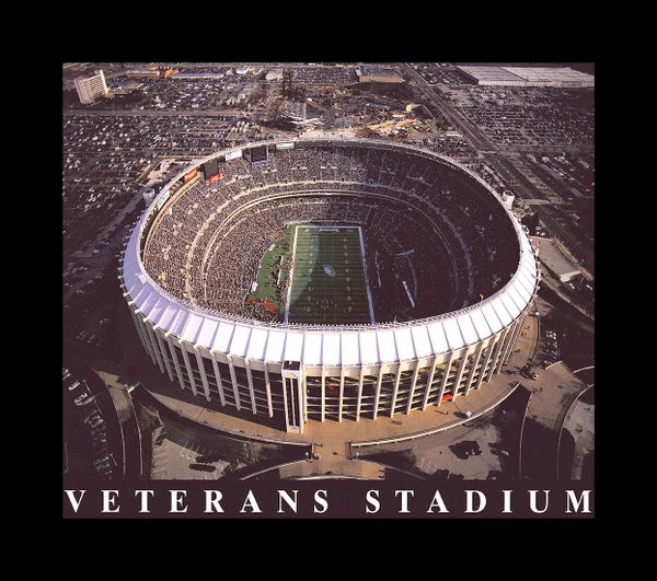 A Collage Of Veterans Stadium