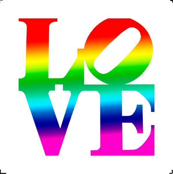 LOVE - Gradients | Collectible Art & Frames