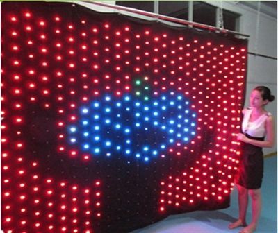 Led cloth shop screen