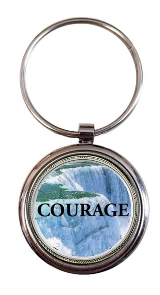 Courage Key Chain