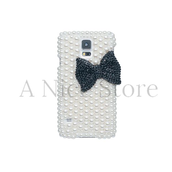 Samsung Galaxy S5 Luxury Handmade Pearl Case with Big Bow