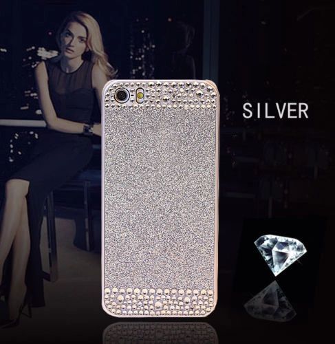 iPhone 5C Glitter Bling Case,Luxury Slim 3D Bling Handmade Case for iPhone C, SIL