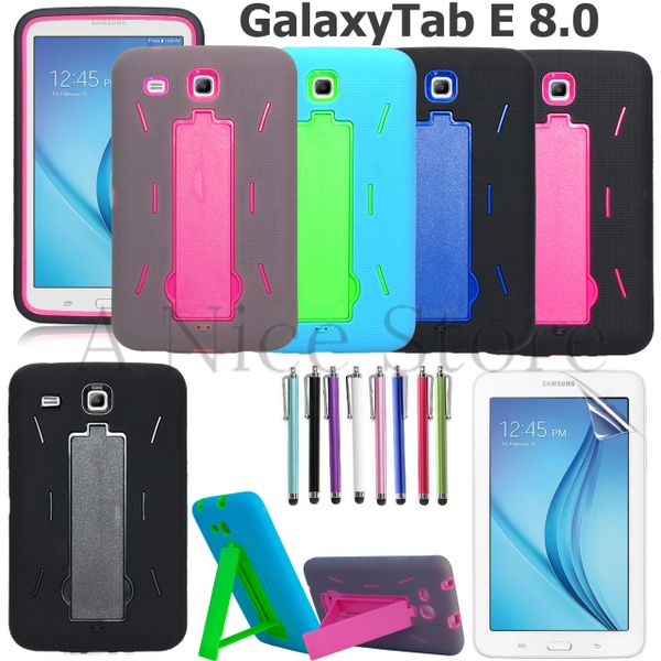 Samsung Galaxy Tab E 8.0" Hybrid Dual Layer Protective Case W/ Kickstand