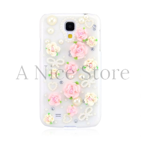 Samsung Galaxy S4 3D Cute Floral Clear Case