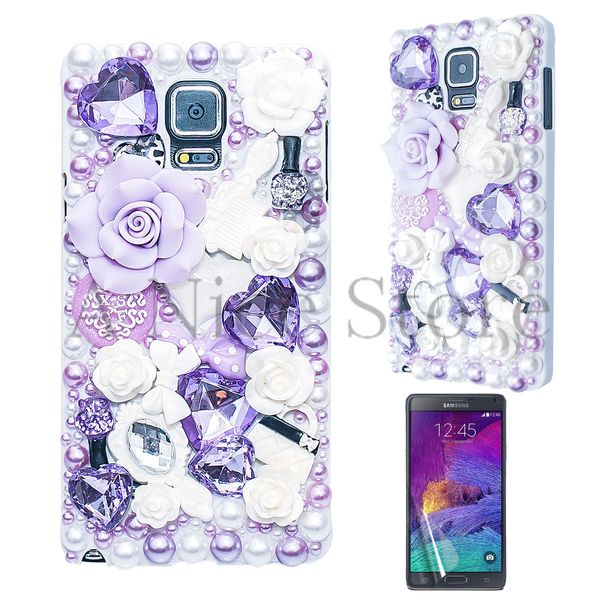 Samsung Galaxy Note 4 Luxury 3D New Bling Handmade Flower Fairy Tale Case