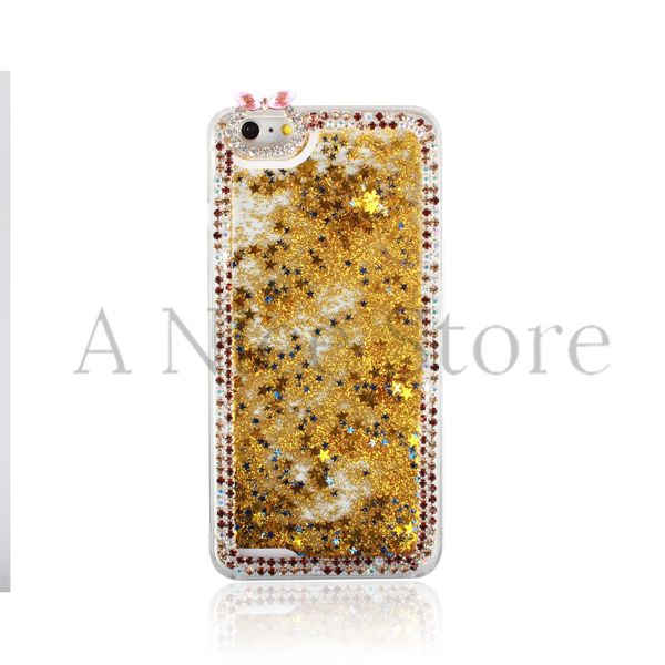 New Luxury Liquid 3D Bling Handmade Diamond Glitter Sparkle Case For iPhone 6/6S/6S Plus