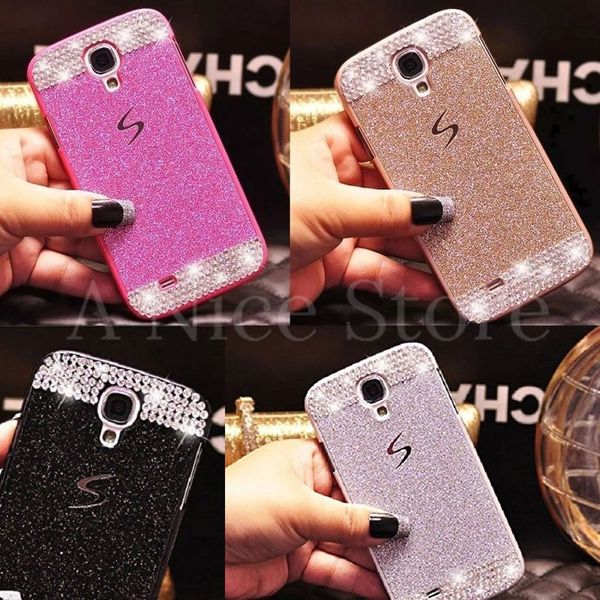 Samsung Galaxy S4 Luxury Bling Glitter Hard Plastic Back Case