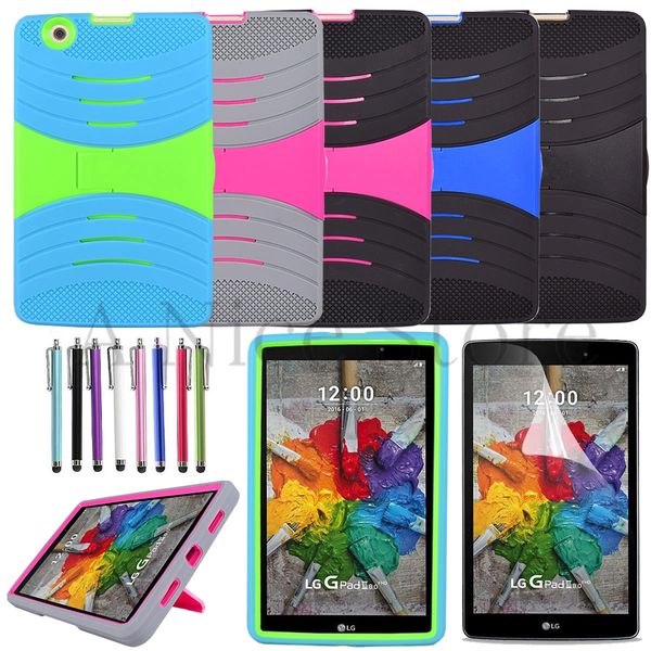 LG G Pad 3 8.0"/LG G Pad X 8.0” Tablet Hybrid Rugged Stand Cover Hard Case
