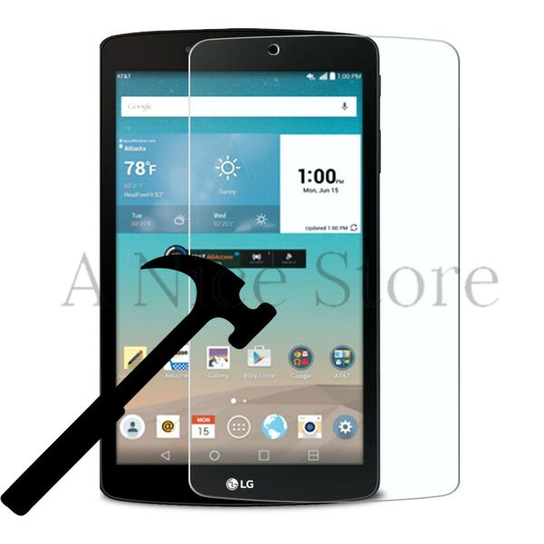 LG G Pad F 8.0/G Pad 2 8.0 Tempered Glass Screen Protector, Bubble Free Scratch-Resistant