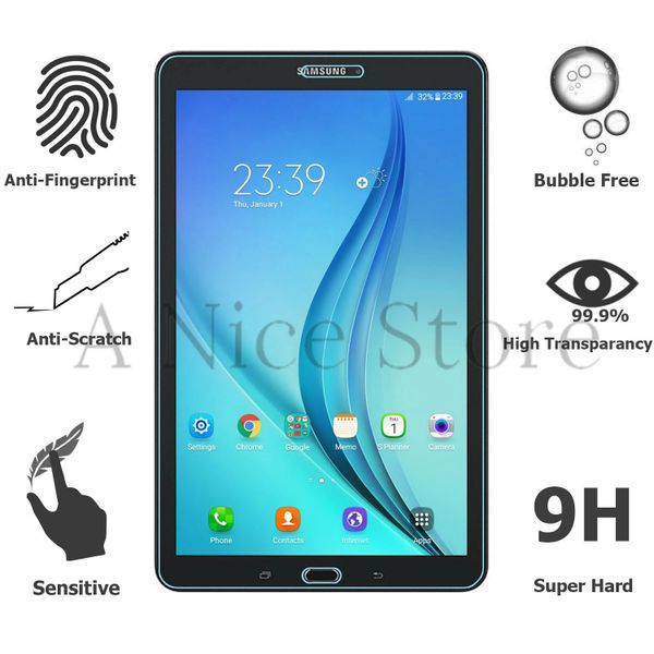 Galaxy Tab E 8.0 Tempered Glass Screen Protector, Bubble Free Scratch-Resistant