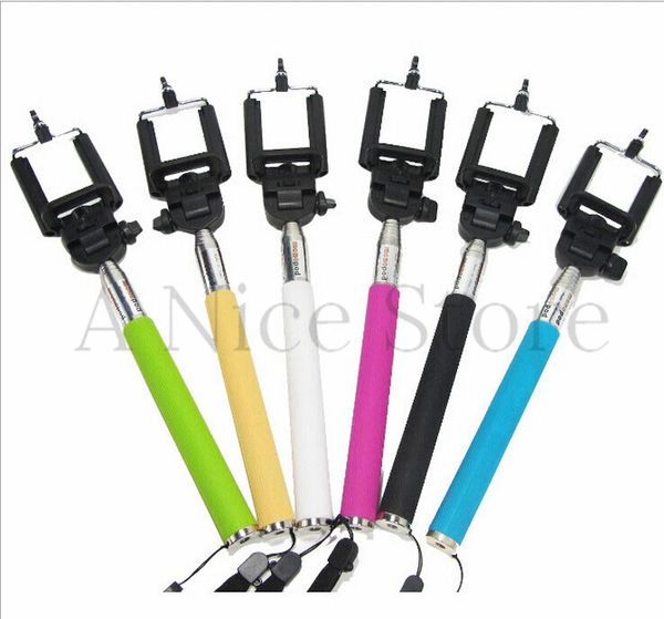 Bluetooth Extendable Selfie Handheld Stick Monopod Holder For iPhone Samsung DH