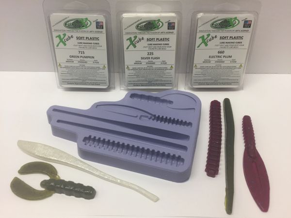  Fusion X Fishing 5 Soft Plastic Ribbon Tail Worm