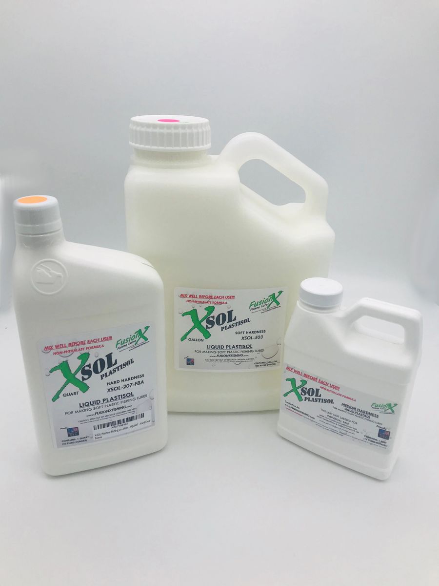 XSOL Gallon Liquid Plastisol  Resin For Fishing Lures 1 