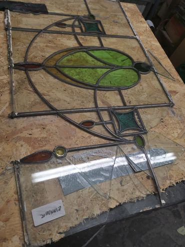 #leadedglassstudios
#stainedglassrestoration 