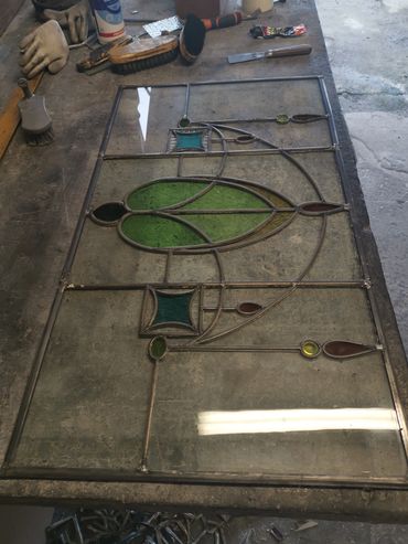 #leadedglassstudios
#stainedglassrestoration 