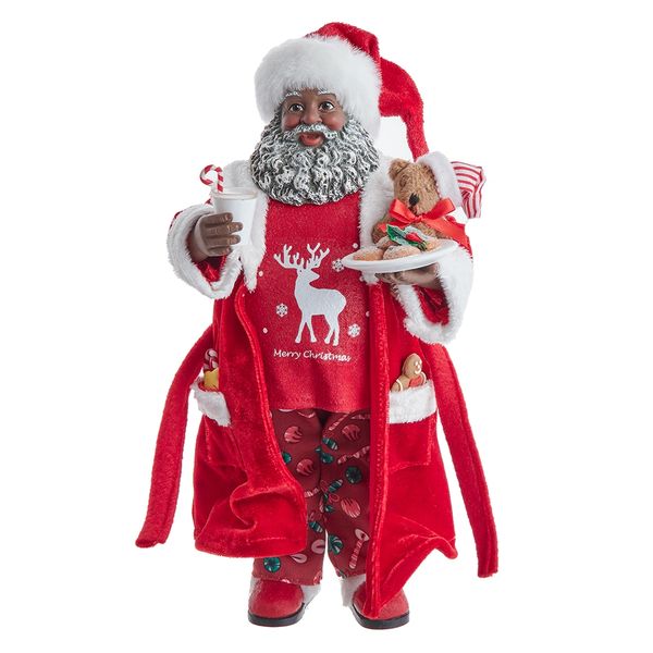 Kurt Adler Fabriche Santa in Pajamas and Robe