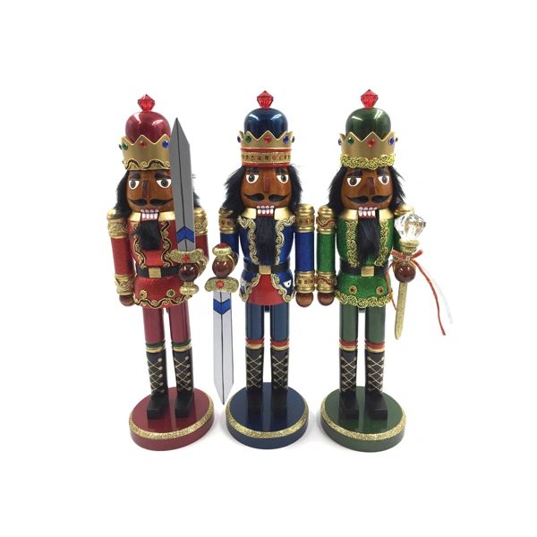 Bejeweled King Nutcrackers, Set of Three - SOLD OUT