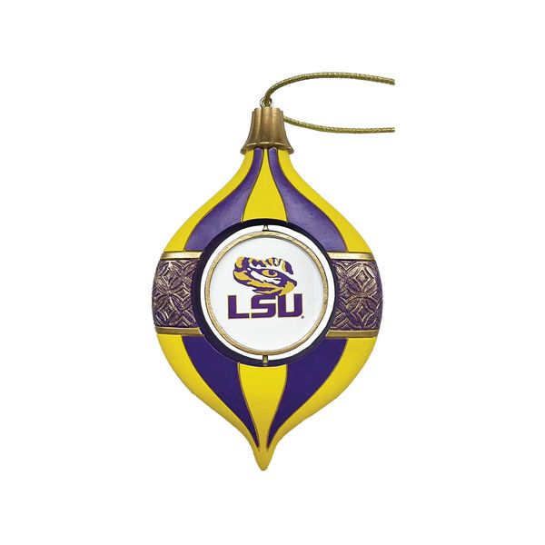 LSU Spinning Bulb Ornament