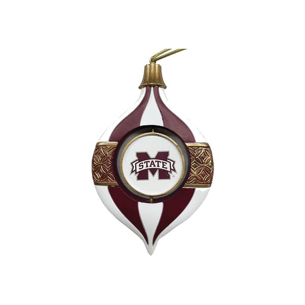 Mississippi State Spinning Bulb Ornament